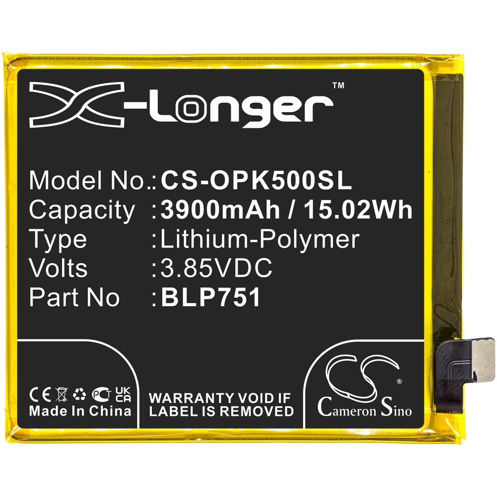 Mobiltelefonbatteri OPPO CS-OPK500SL
