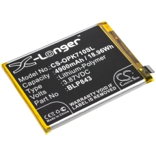Kompatibel batteriudskiftning til OPPO BLP843