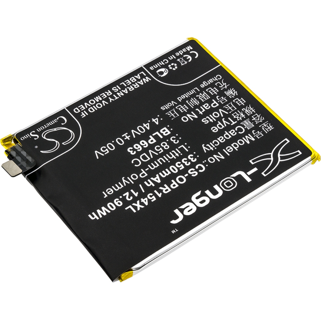 Batteri kompatibel med OPPO CS-OPR154XL
