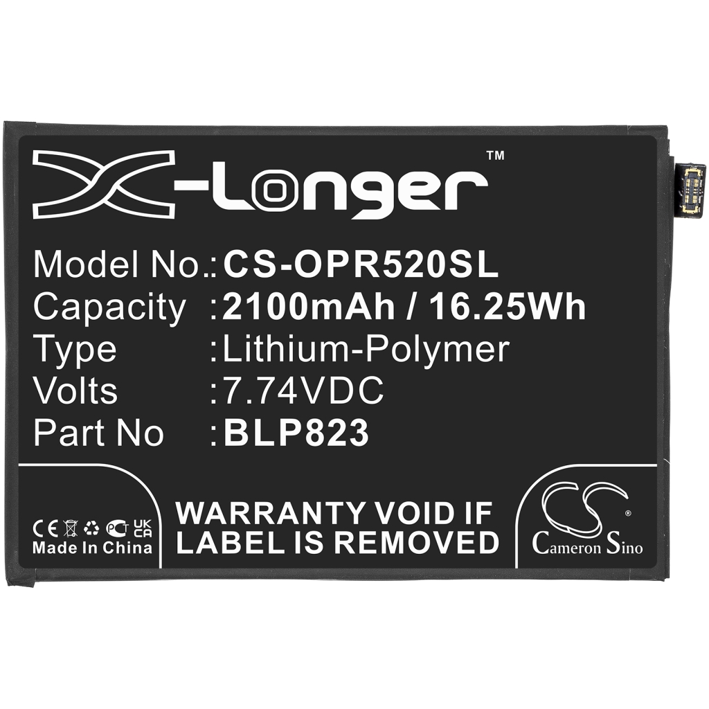 Mobiltelefonbatteri OPPO CS-OPR520SL