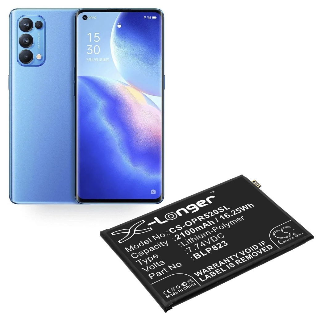 Mobiltelefonbatteri OPPO CS-OPR520SL