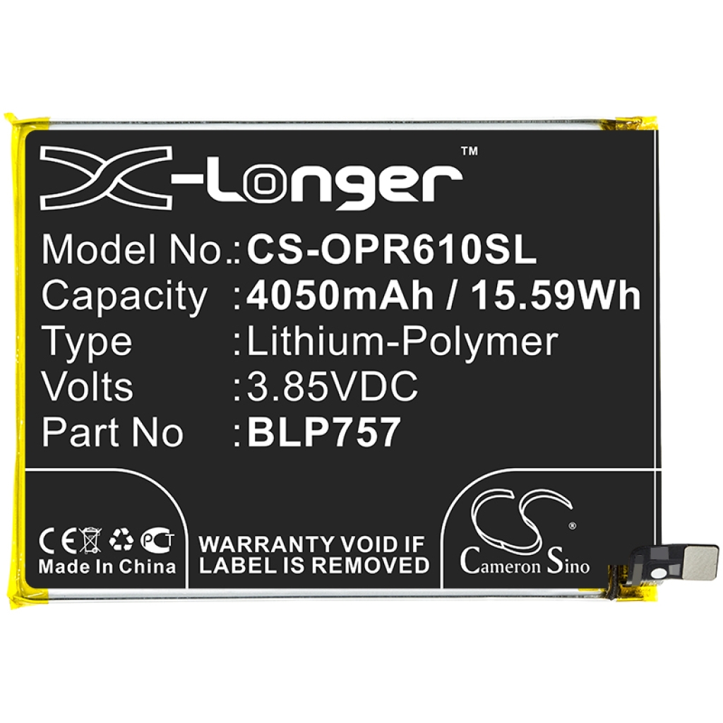 Mobiltelefonbatteri OPPO CS-OPR610SL