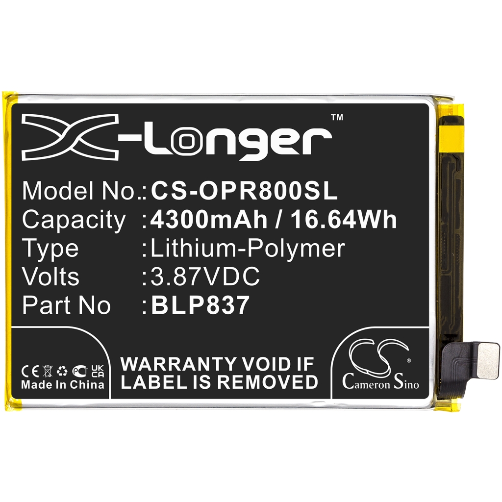 Mobiltelefonbatteri OPPO CS-OPR800SL
