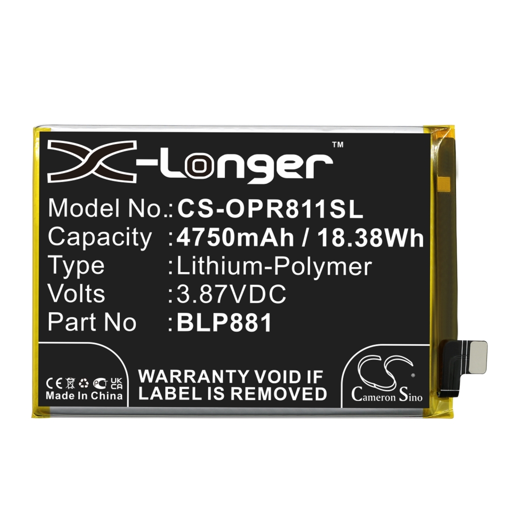 Mobiltelefonbatteri OPPO CS-OPR811SL