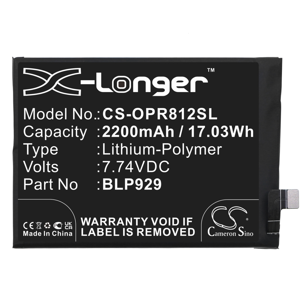 Mobiltelefonbatteri OPPO CS-OPR812SL
