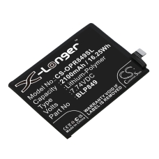 Kompatibel batteriudskiftning til OPPO BLP849