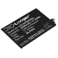 Kompatibel batteriudskiftning til OPPO BLP855