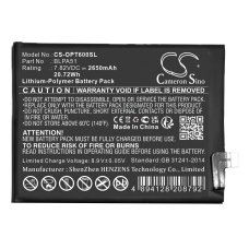 Kompatibel batteriudskiftning til OPPO BLPA51