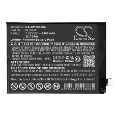 Kompatibel batteriudskiftning til OPPO BLPA45