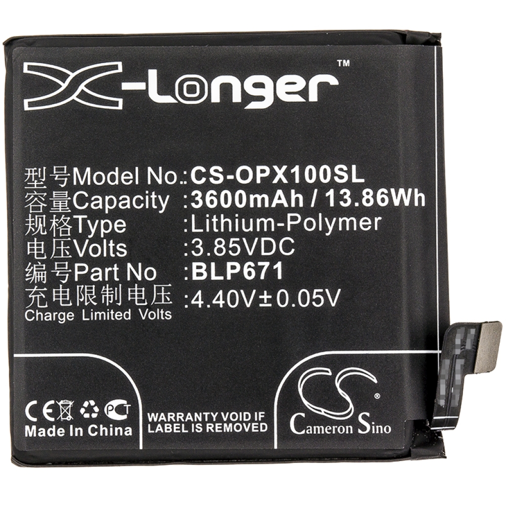 Mobiltelefonbatteri OPPO CS-OPX100SL