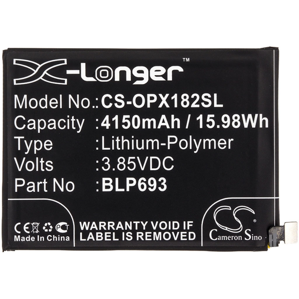 Mobiltelefonbatteri OPPO CS-OPX182SL