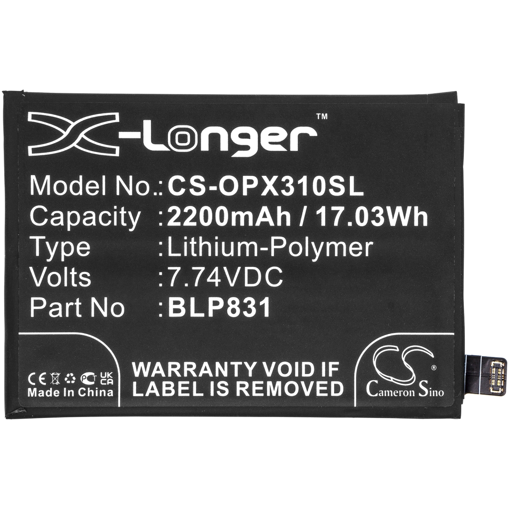 Mobiltelefonbatteri OPPO CS-OPX310SL