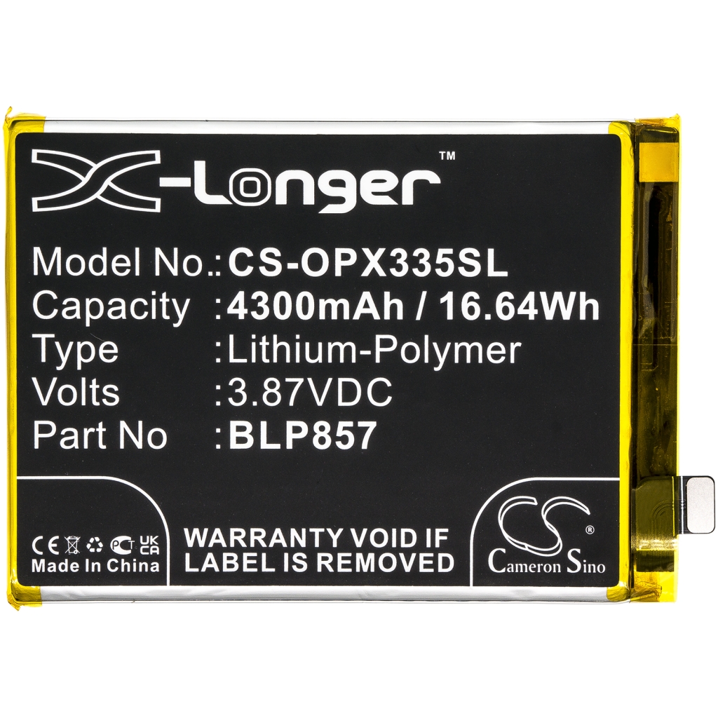 Mobiltelefonbatteri OPPO CS-OPX335SL