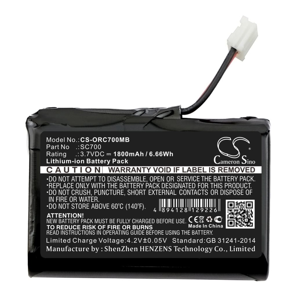 Babyfonbatteri Oricom CS-ORC700MB