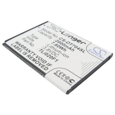 Kompatibel batteriudskiftning til Optus TLI018B2,TLI019B1,TLI019B2,TLI020F1,TLI020F2...