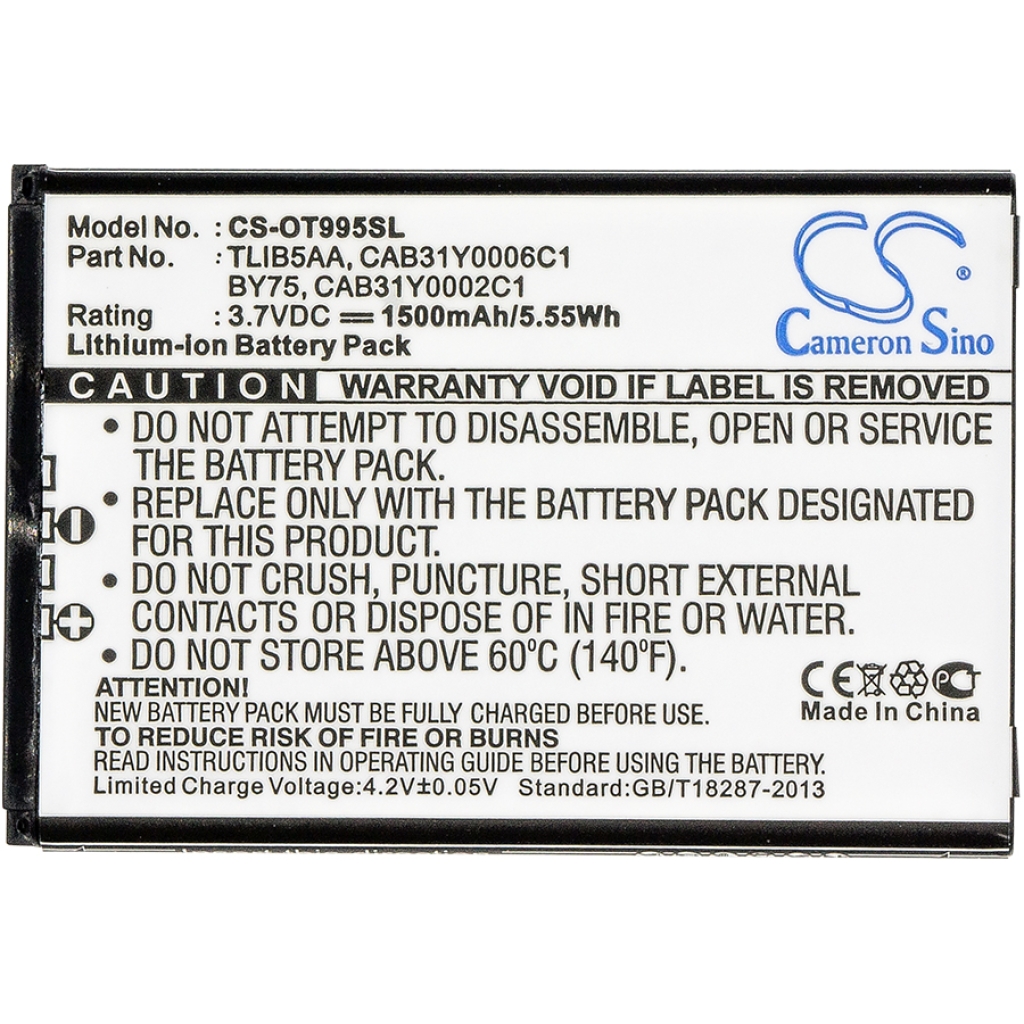 Mobile Phone Battery TCL W989