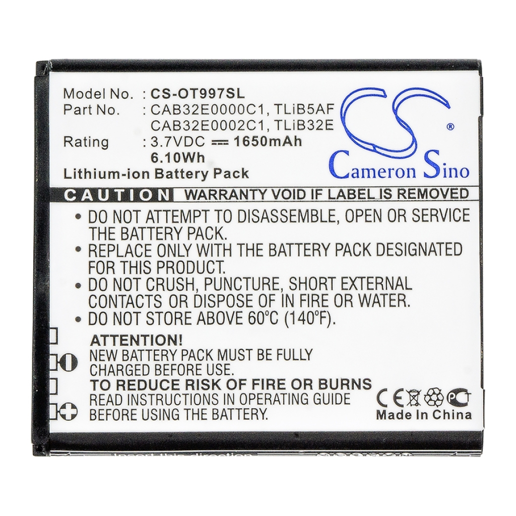 Mobile Phone Battery TCL J160