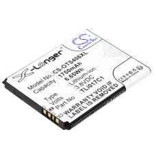 Compatible battery replacement for TCL TLI017C1,TLI017C7,TLI017D1