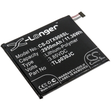 Kompatibel batteriudskiftning til Alcatel CAC3000034CC,TLP030JC