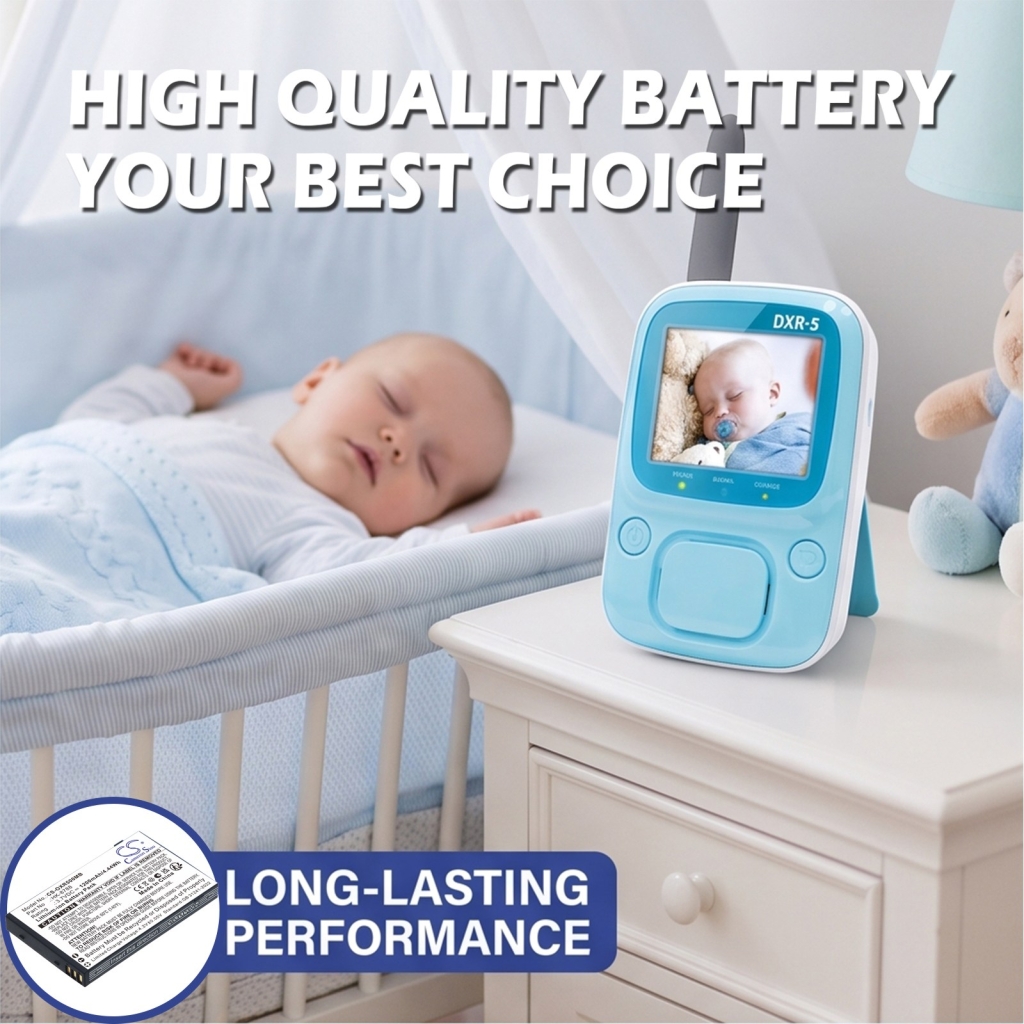 Batterier kompatibel med Infant Optics DXR-5 DXR-5 CS-OXR500MB