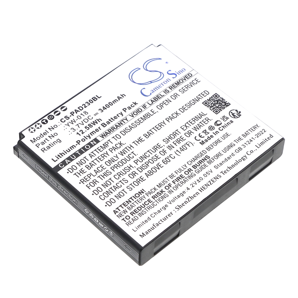 Betalings terminalbatteri Pax CS-PAD230BL
