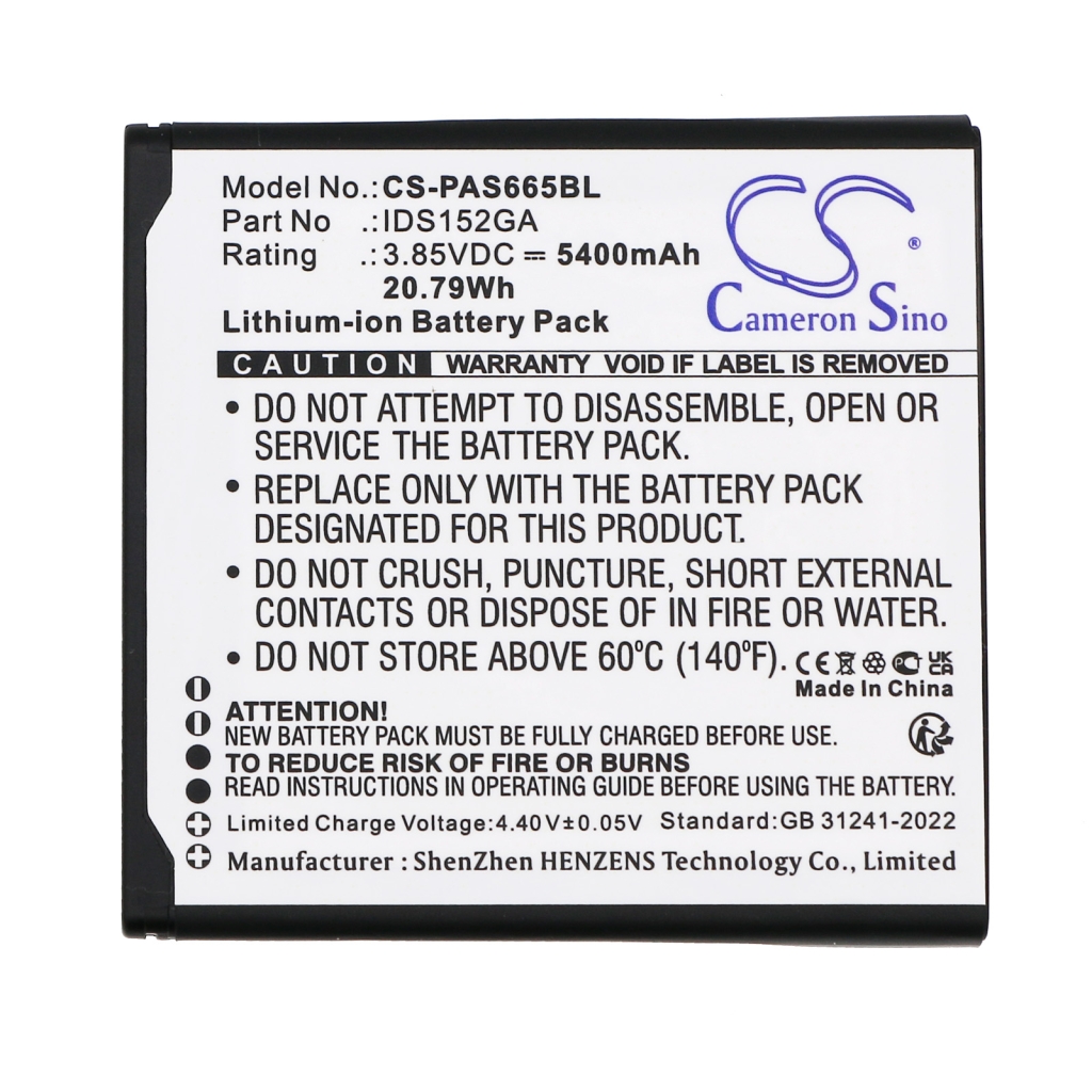 Betalings terminalbatteri Pax CS-PAS665BL