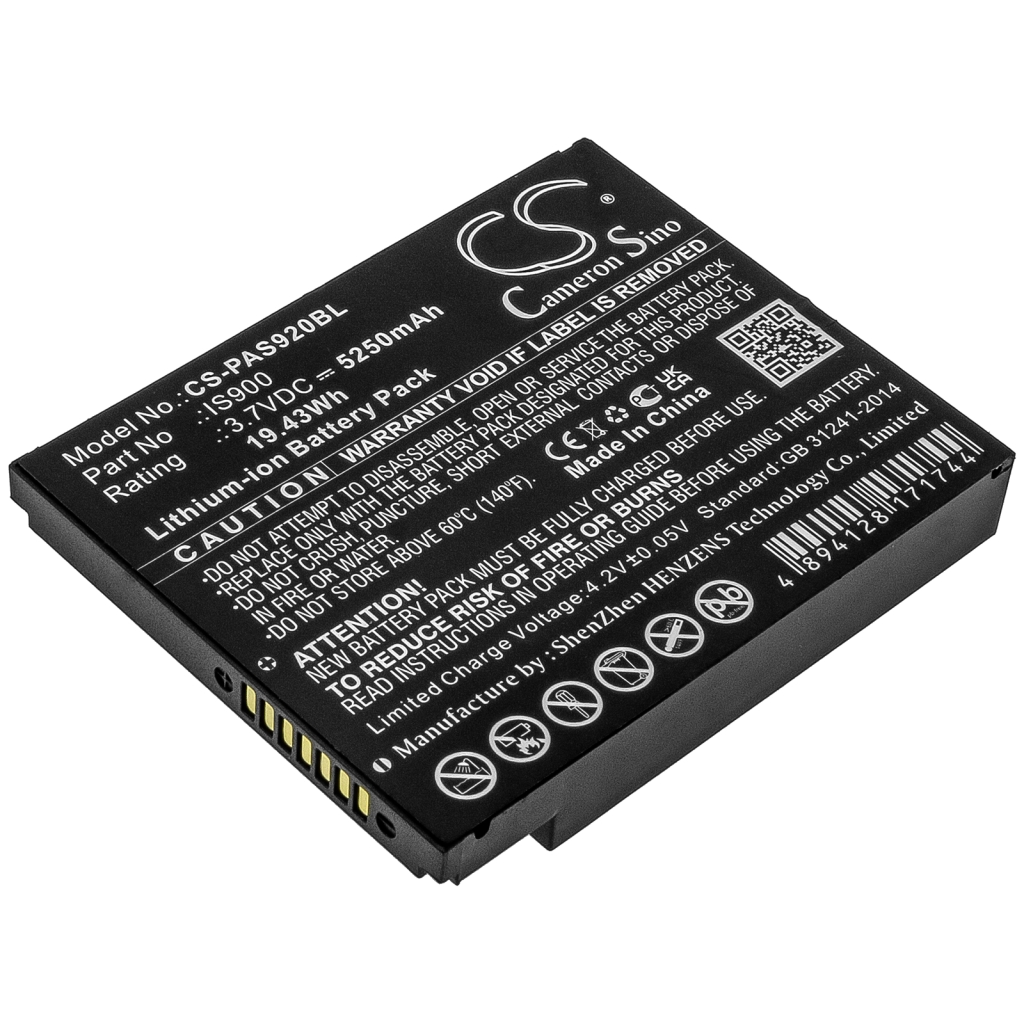Betalings terminalbatteri Pax CS-PAS920BL