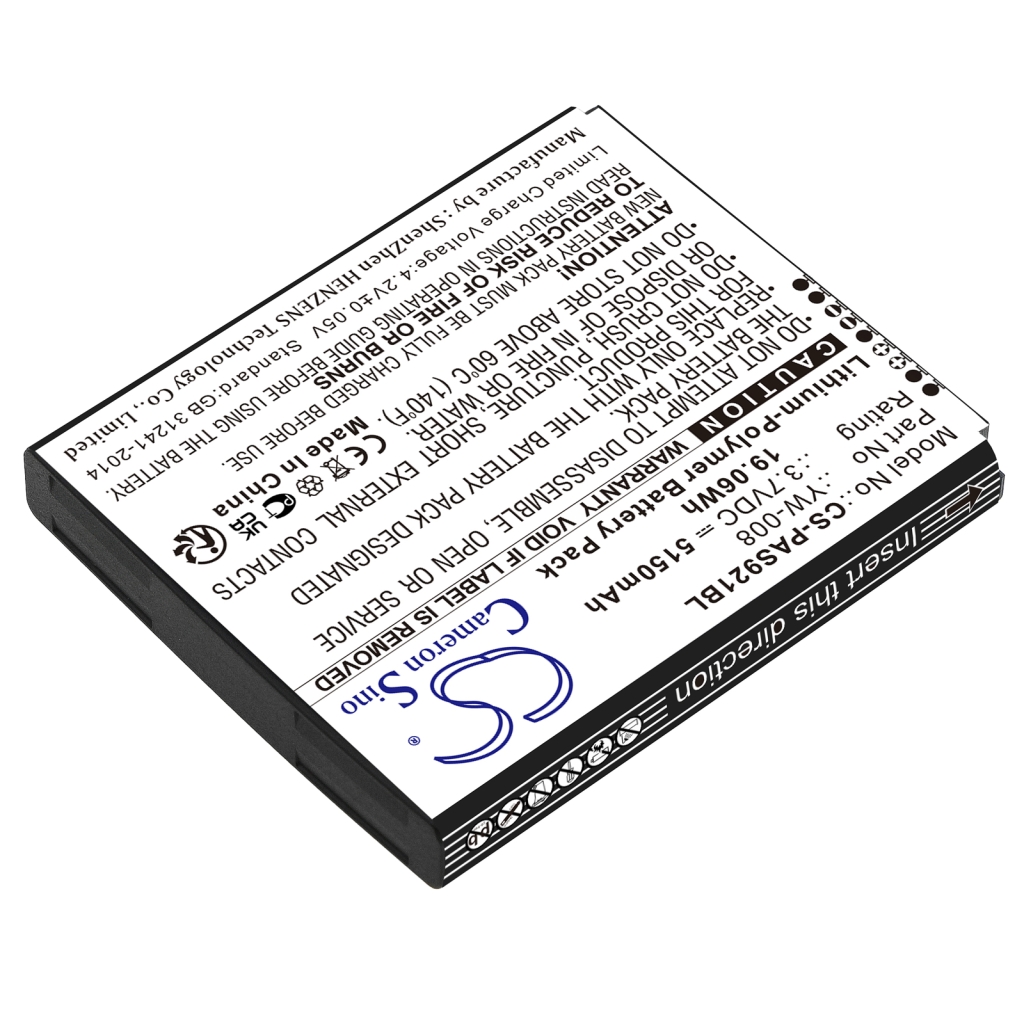 Betalings terminalbatteri Pax CS-PAS921BL