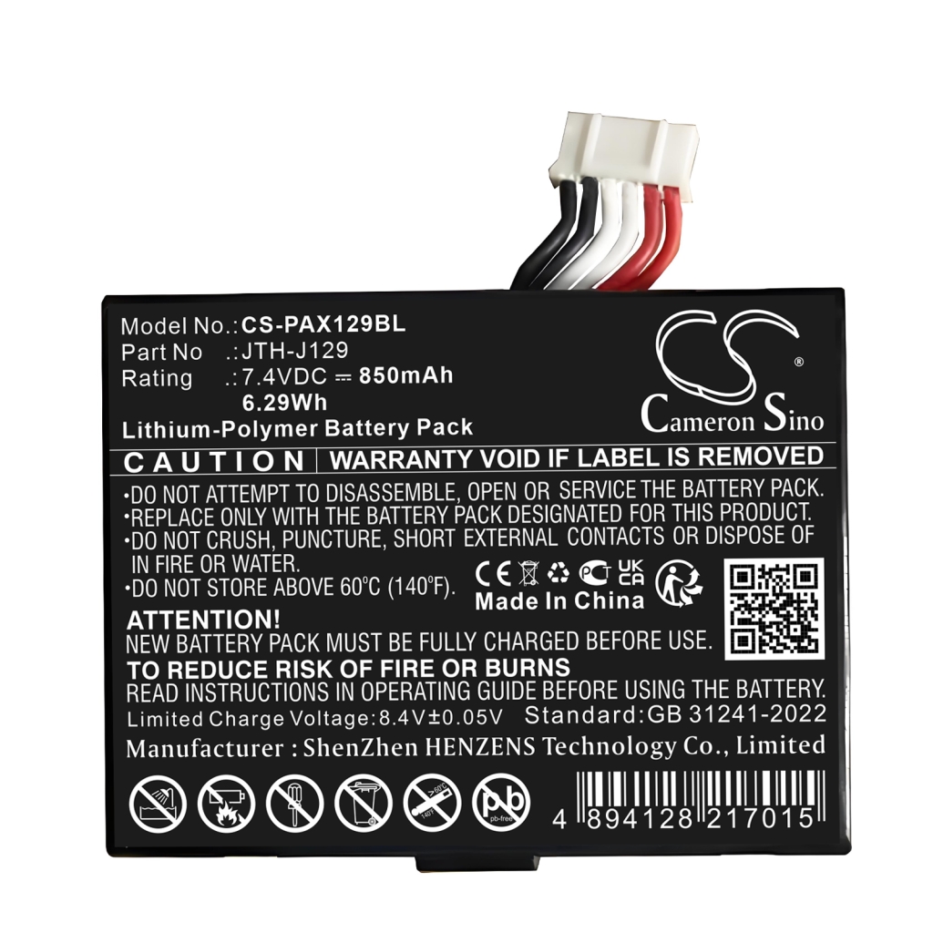Betalings terminalbatteri Pax CS-PAX129BL