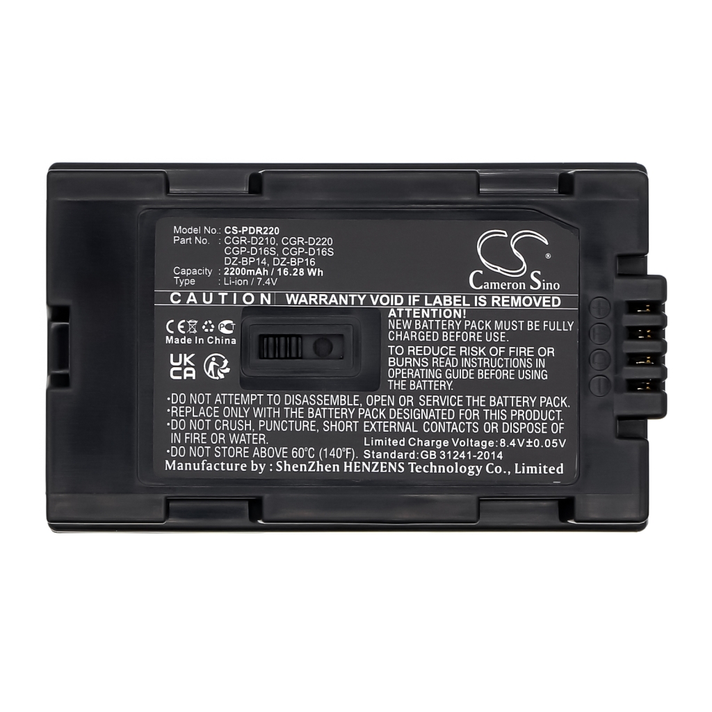 Camera Battery Panasonic AG-DVX102B
