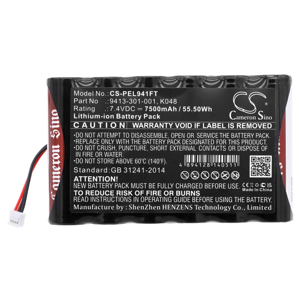 Belysningssystembatteri Pelican CS-PEL941FT