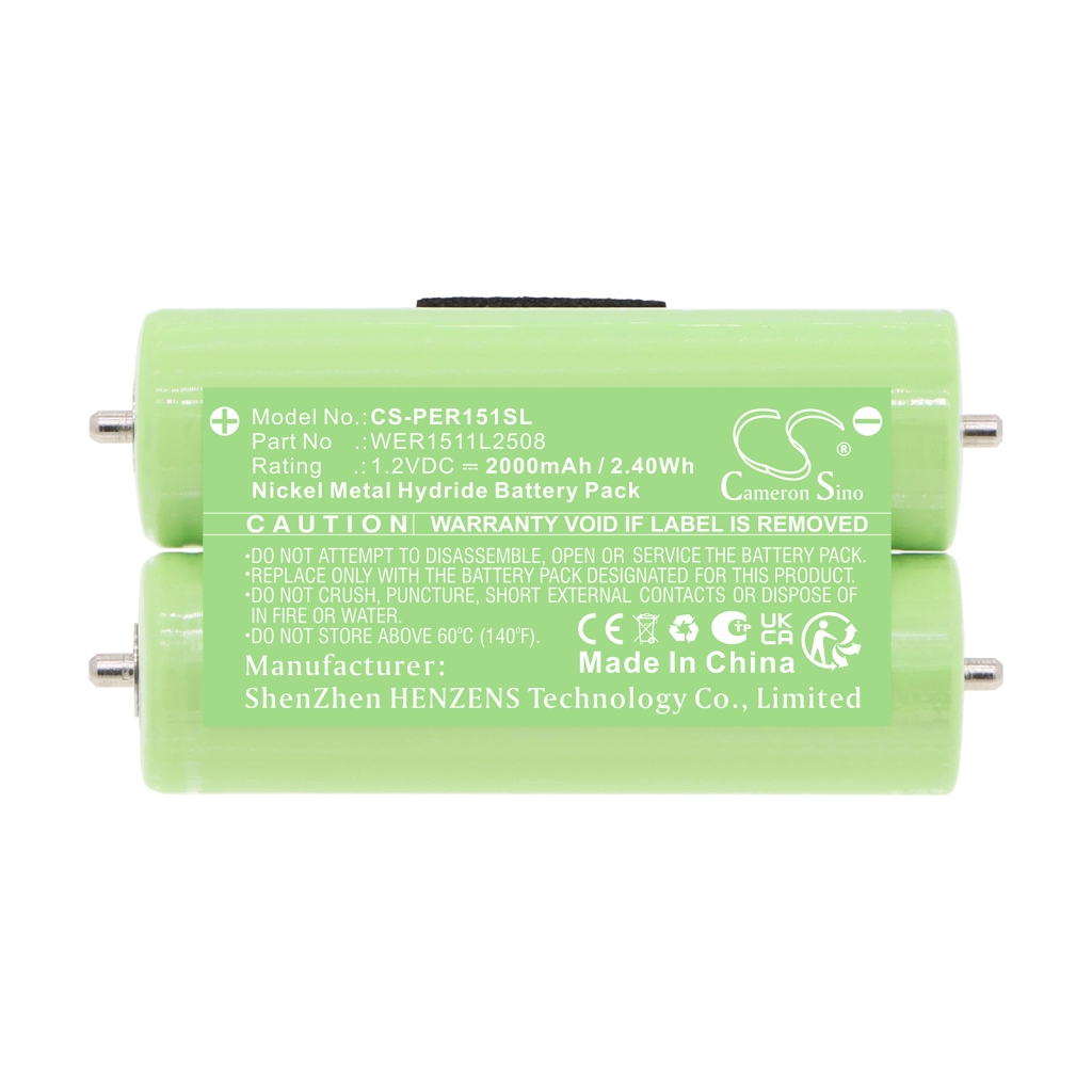 Batteri kompatibel med Braun Panasonic CS-PER151SL