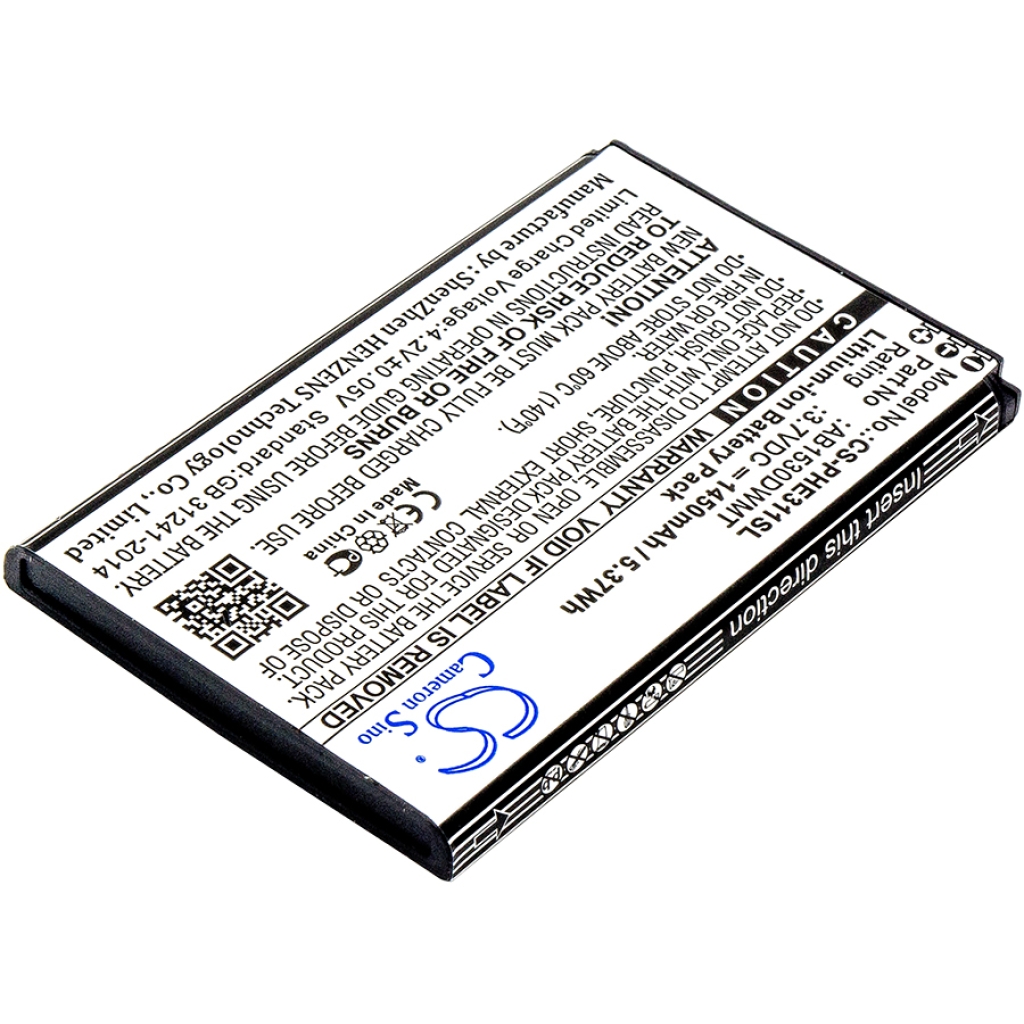 Batteri kompatibel med Philips CS-PHE311SL
