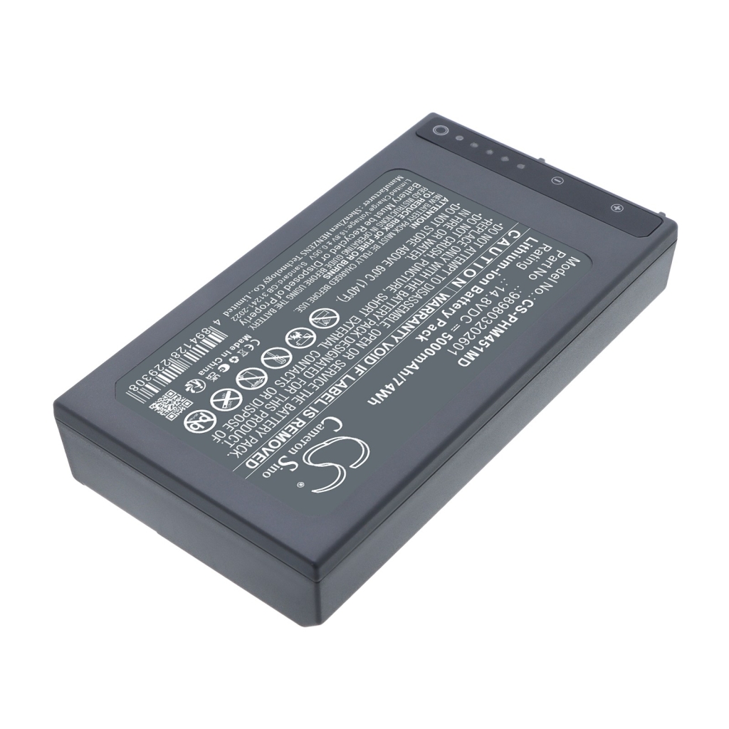Batterier kompatibel med Phillips Monitor Intrepid RX CS-PHM451MD