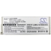 Batteri kompatibel med Philips CS-PHT200MD