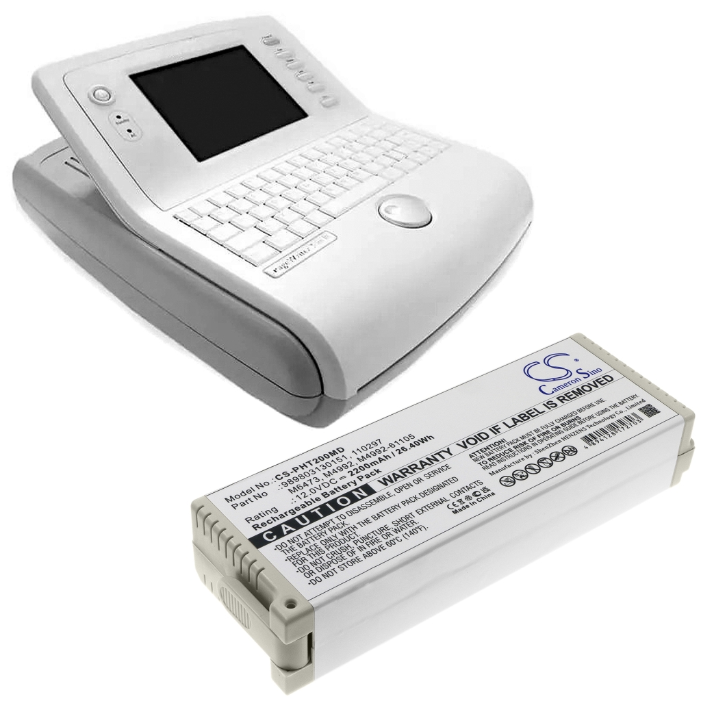 Batteri kompatibel med Philips CS-PHT200MD