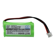 Kompatibel batteriudskiftning til Philips 2HR-AAAU,60AAAH2BMX,H-AAA600X2