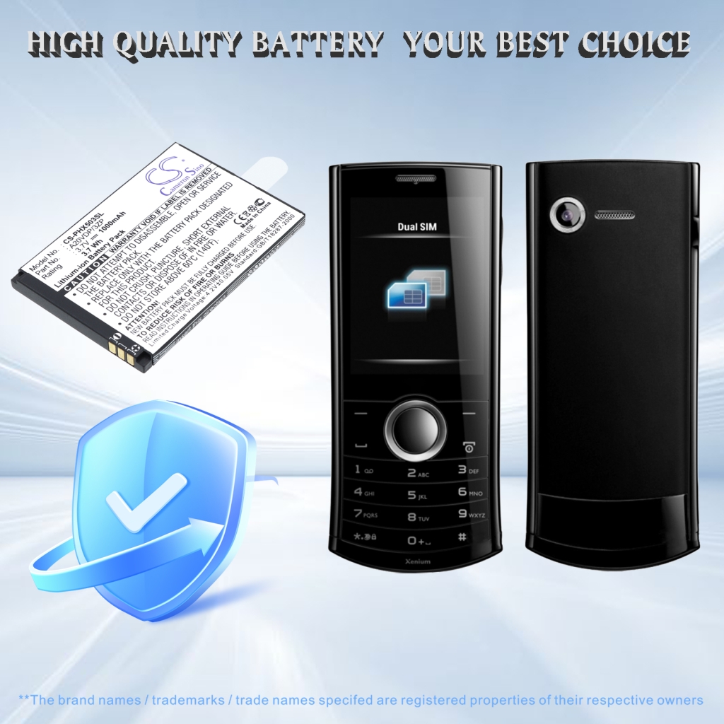 Mobile Phone Battery Philips Xenium F322