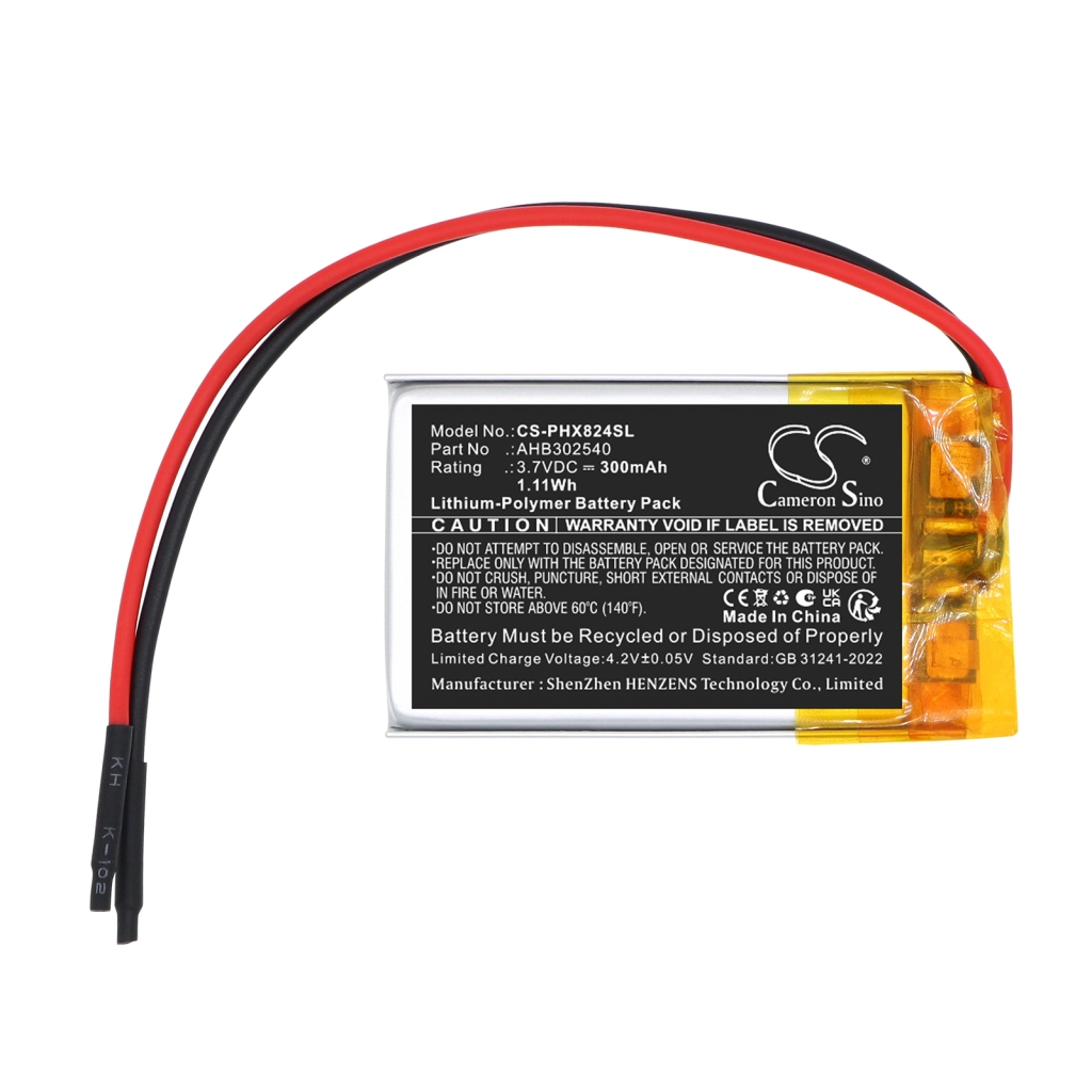 Batteri kompatibel med Philips CS-PHX824SL