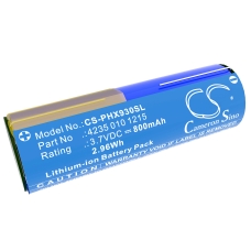 Kompatibel batteriudskiftning til Philips 3000 040 83812,3000 044 23991,4235 010 09163,4235 010 09164,4235 010 10613...