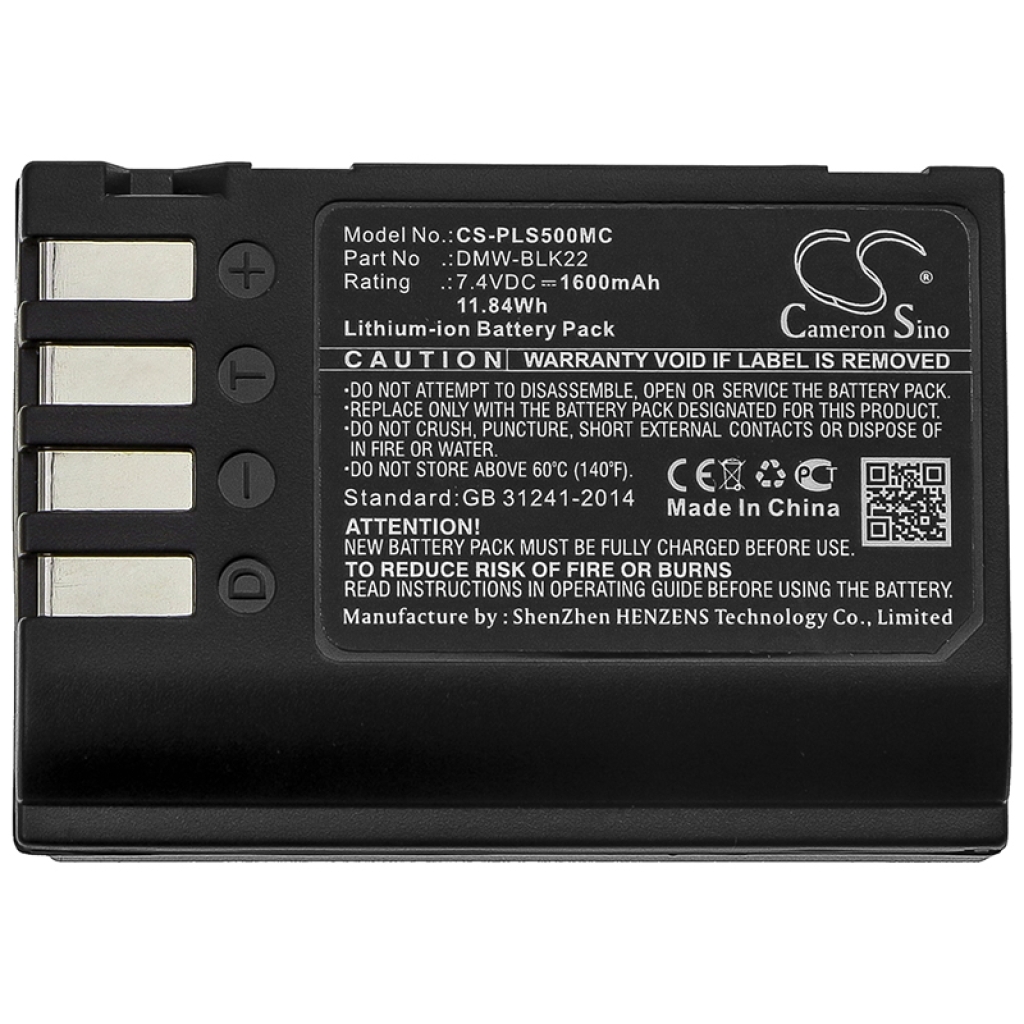 Kamerabatteri Panasonic CS-PLS500MC