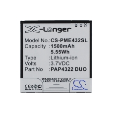 Kompatibel batteriudskiftning til Prestigio PAP4322 DUO
