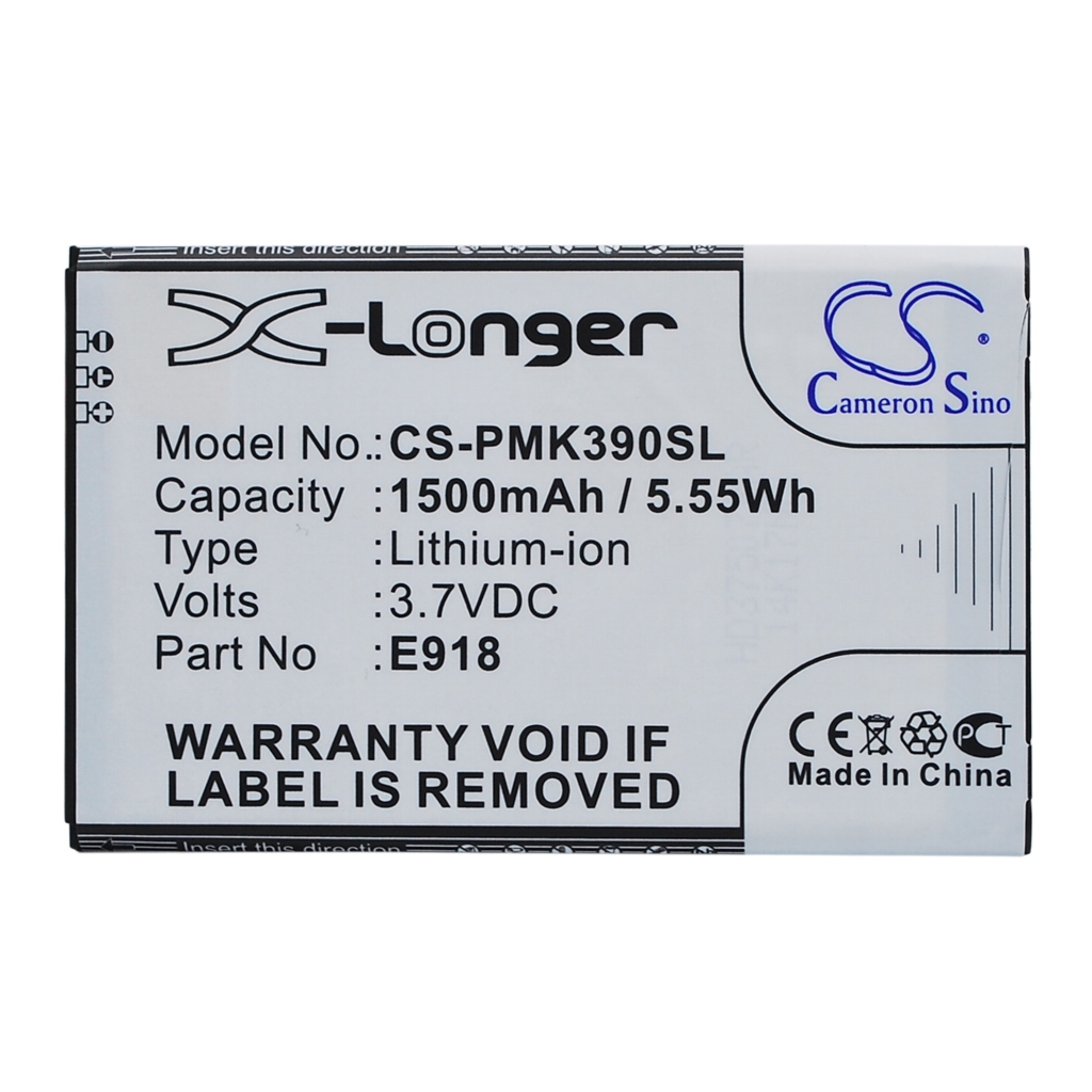 Batteri kompatibel med Phicomm CS-PMK390SL