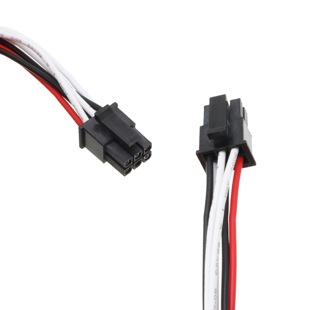 CS-PMM100SL detalje dobbelt 6-benet Molex-lignende stik