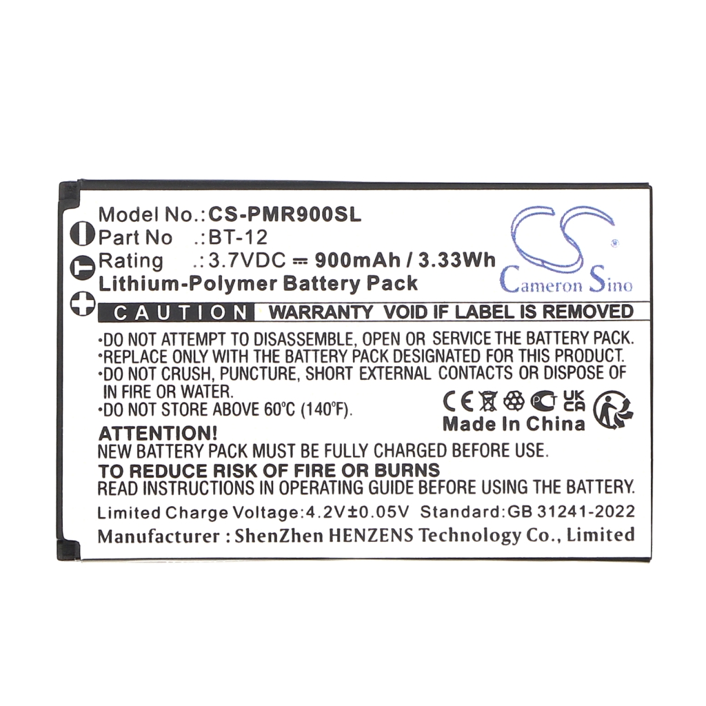 Wireless Headset Battery Pliant CS-PMR900SL
