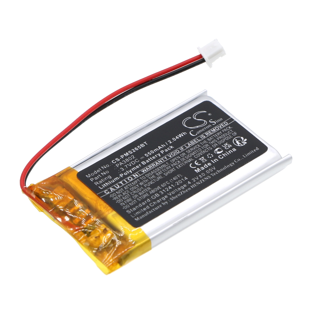 Hjemmesikkerhedskamera batteri Paradox CS-PMS265BT