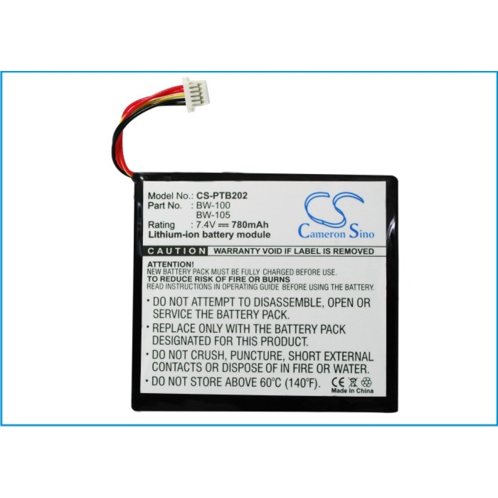 Printerbatteri Brother CS-PTB202
