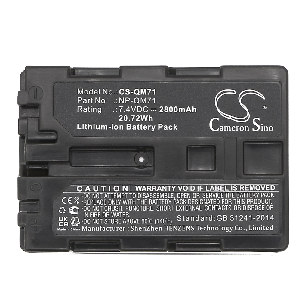 Kamerabatteri Sony CS-QM71