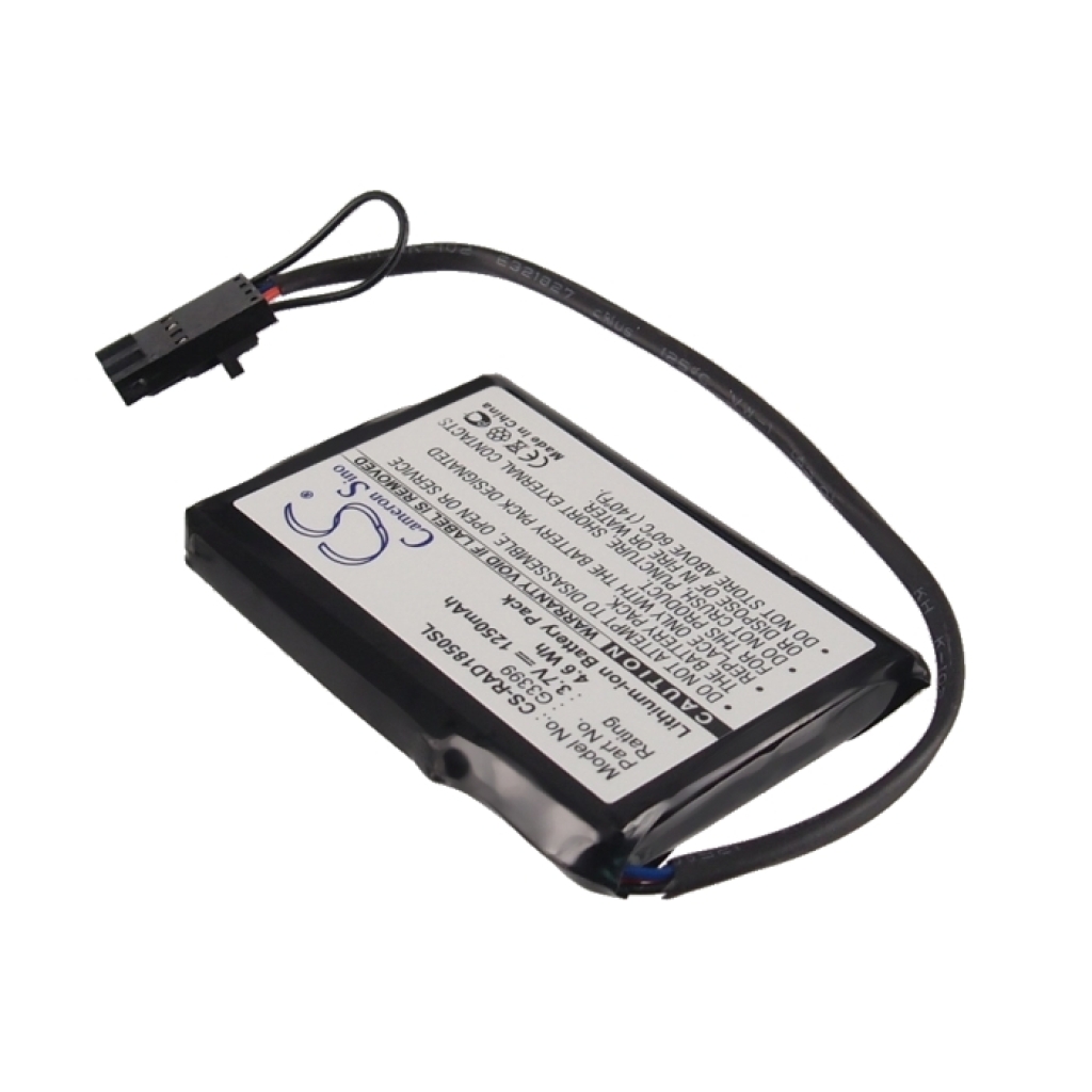 Notebookbatteri DELL CS-RAD1850SL