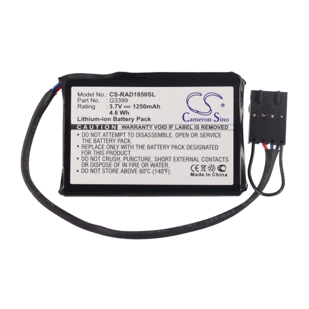 Notebookbatteri DELL CS-RAD1850SL
